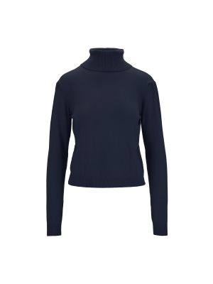 SOALLURE R44038 Navy Turtleneck