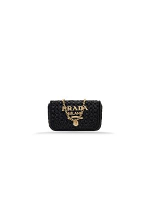 PRADA Crochet 1BF135 F0ES7 Shoulder Bag