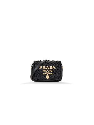 PRADA Crochet 1BD362 F0ES7 Shoulder Bag