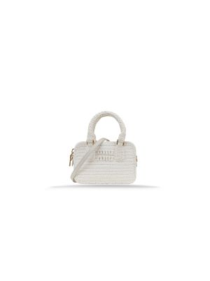 MIU MIU Crochet 5BB123 F0009 Shoulder Bags